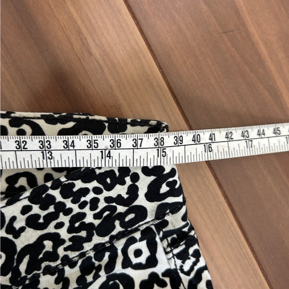 Ann Taylor Modern animal print denim pants - Picture 5 of 5